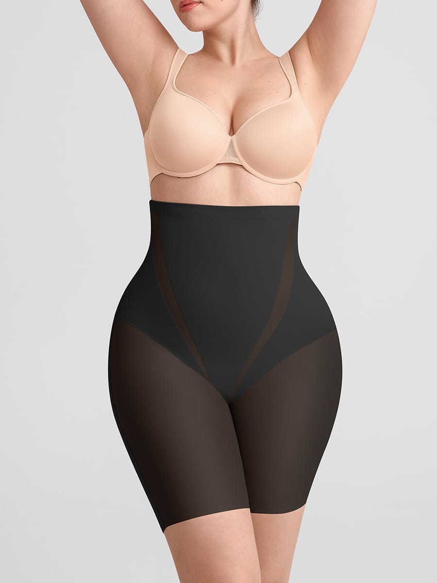High Waisted Seamless Shapewear Butt Lifting Shorts