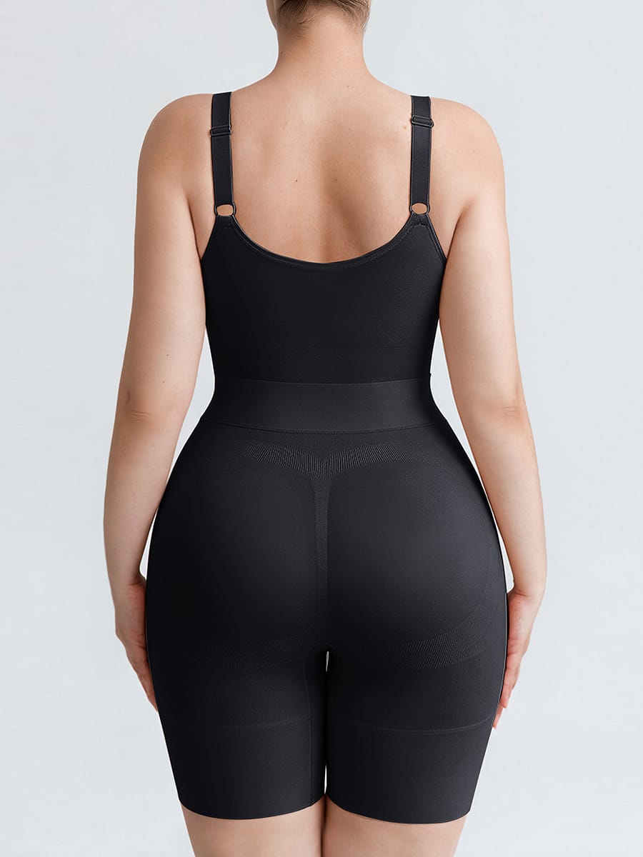 Seamless Open-Back Butt-Lifting Shapewear Bodysuit for Everyday Comfort