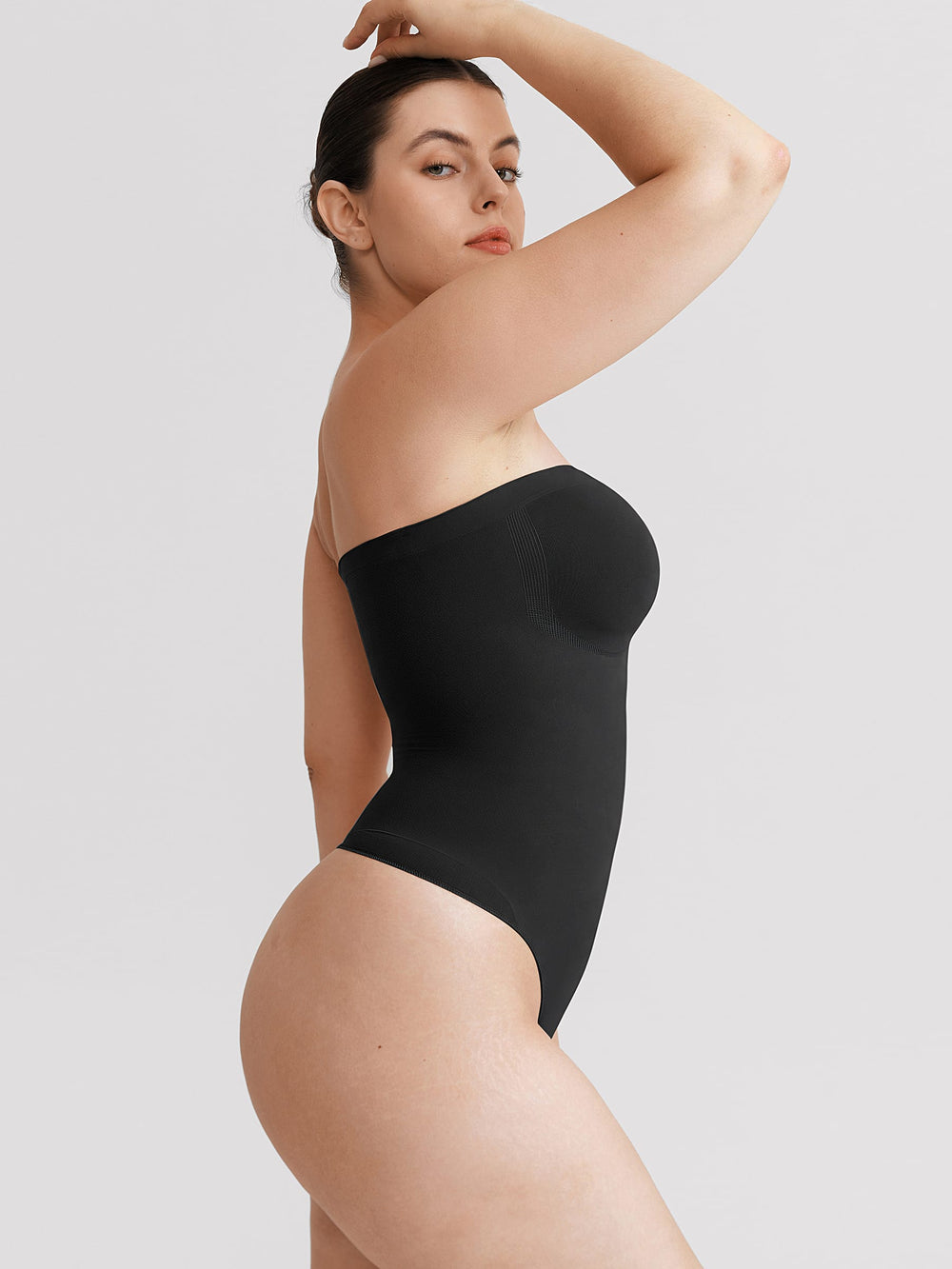 Seamless Strapless Thong Bodysuit
