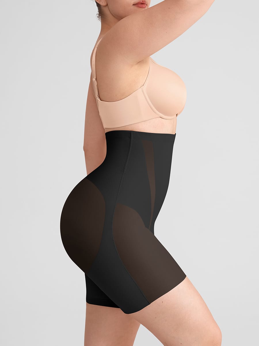 High Waisted Seamless Shapewear Butt Lifting Shorts