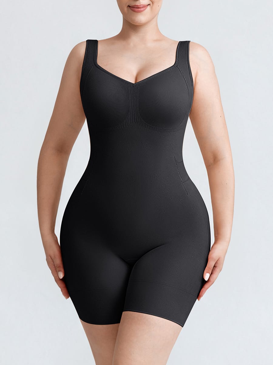 Seamless Open-Back Butt-Lifting Shapewear Bodysuit for Everyday Comfort
