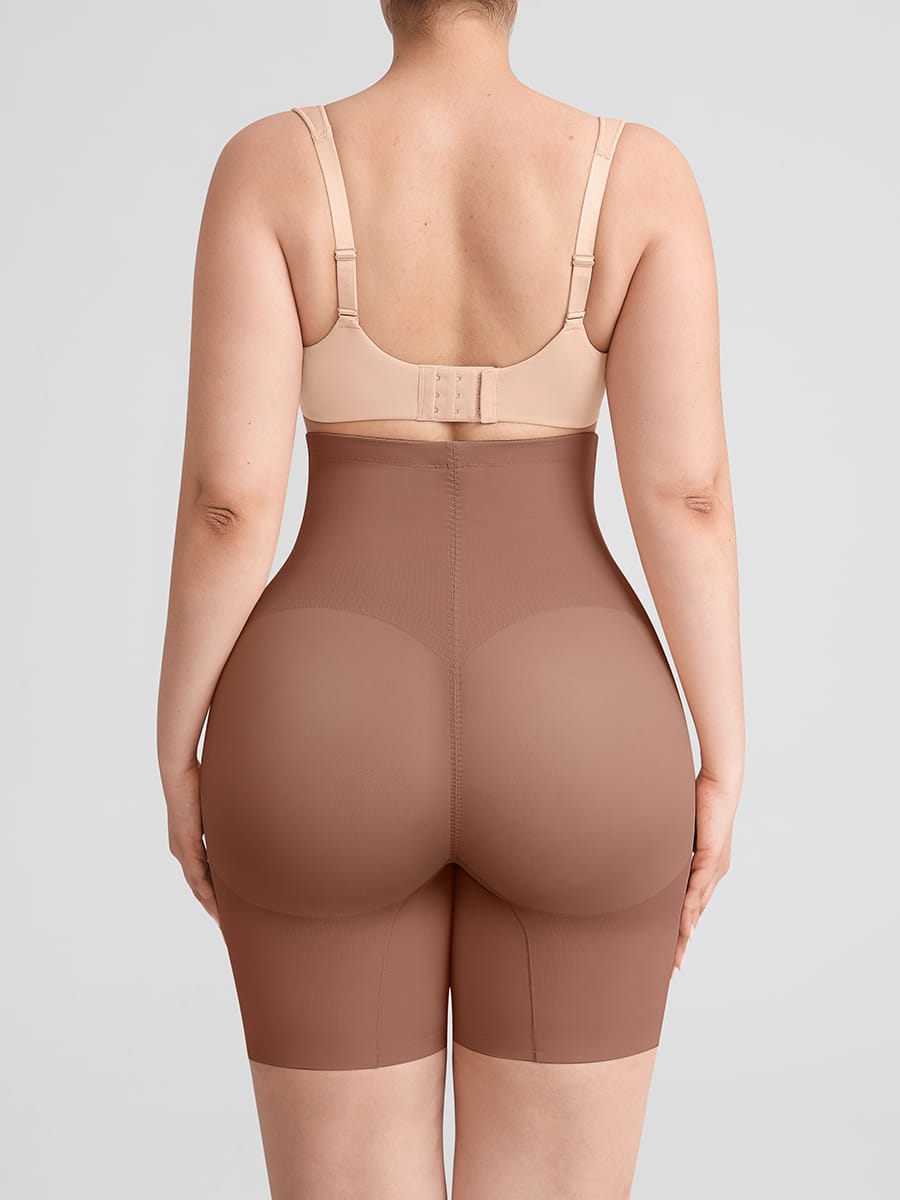 High Waisted Seamless Shapewear Butt Lifting Shorts