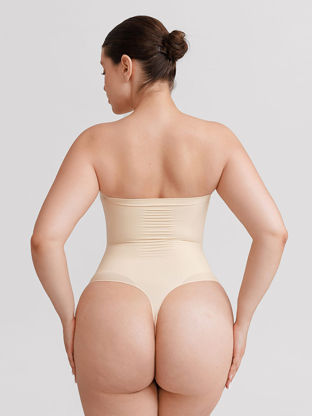 Seamless Strapless Thong Bodysuit