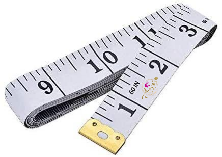 Soft Measuring Tape - 60" Reverse Side 150cm (White)